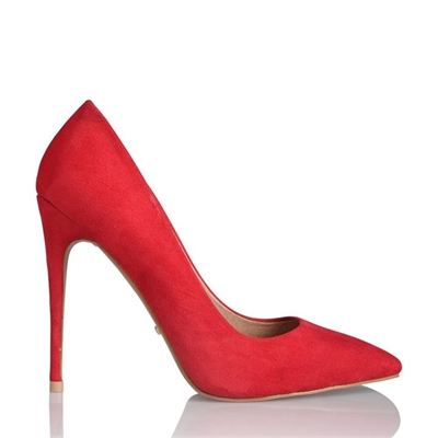 RINA RED SUEDE