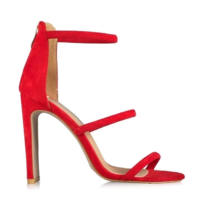 DITA RED SUEDE