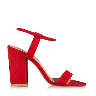 NAVINA RED SUEDE